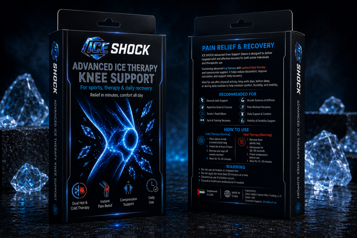 IceShock Reusable Cold Therapy Knee Sleeve
