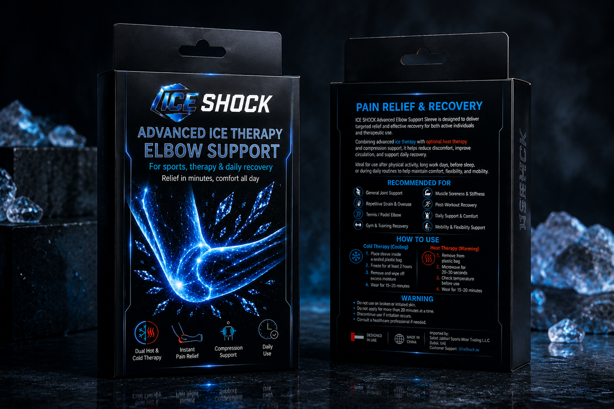 IceShock Reusable Cold Therapy Elbow Sleeve