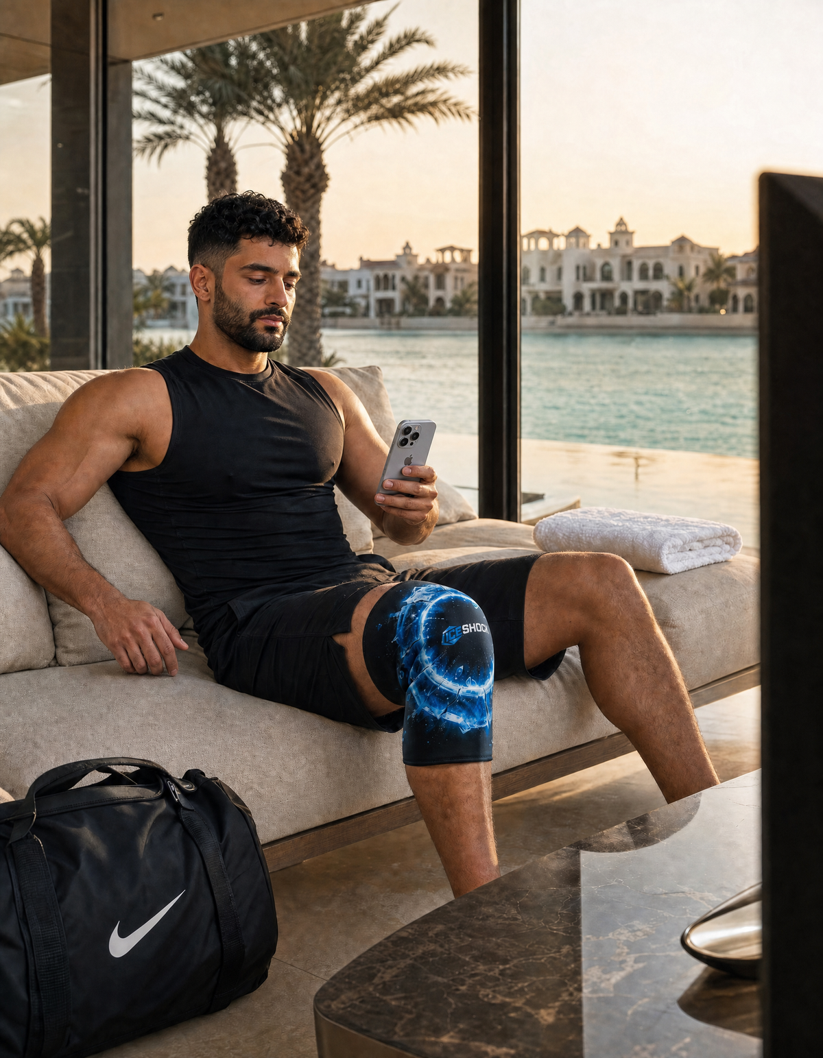 IceShock Reusable Cold Therapy Knee Sleeve